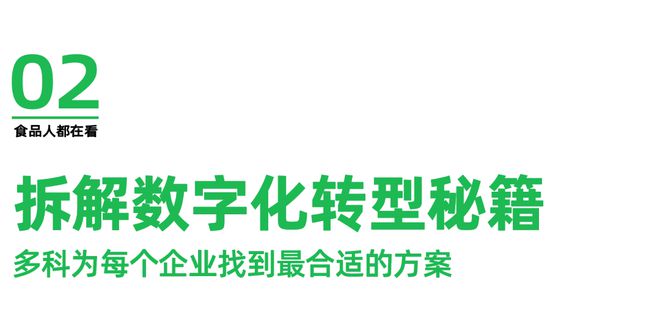 多科:如何服务8000+企业并用数字化唤醒食品工厂新活力(图3) 多科:如何服务8000+企业并用数字化唤醒食品工厂新活力(图3)